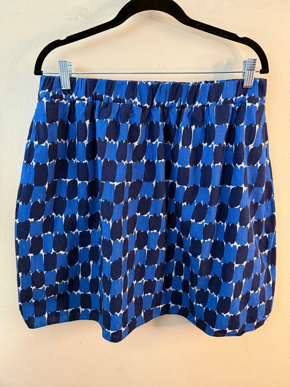 Boden A-Line Mini Skirt in Blue Size 10R